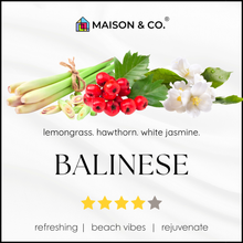 Load image into Gallery viewer, BALINESE | HOTEL INSPIRED SCENT | PURE ESSENTIAL OIL | 10ML & 30ML