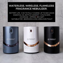Load image into Gallery viewer, TITANIUM NEBULIZER | White Gold | Waterless Aroma Diffuser
