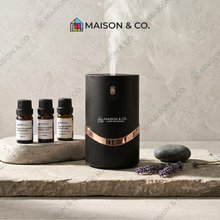 Load image into Gallery viewer, TITANIUM NEBULIZER | Black Gold | Waterless Aroma Diffuser
